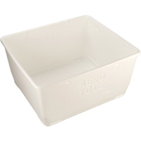 Contenant de rangement pour la nourriture, Plastique, Capacit&eacute; de 108 gal., Blanc Rock Safety Industrial Ltd