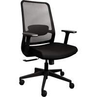 Activ Series Synchro-Tilt Office Chair, Fabric/Mesh, Black, 275 lbs. Capacity Rock Safety Industrial Ltd