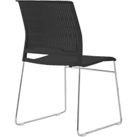 Chaises empilables, Polypropyl&egrave;ne, Hauteur 32-3/8", Capacit&eacute; 250 lb, Noir Rock Safety Industrial Ltd