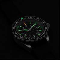 Grande montre automatique de plong&eacute;e, Num&eacute;rique, &agrave; piles, 41 mm, Noir Rock Safety Industrial Ltd