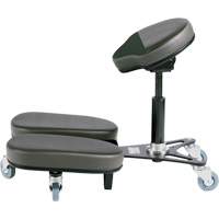 STAG4 Adjustable Kneeling Chair, Vinyl, Black/Grey Rock Safety Industrial Ltd