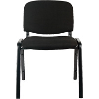 Chaises empilables, Tissu, Hauteur 32", Capacit&eacute; 250 lb, Noir Rock Safety Industrial Ltd