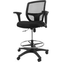 Mesh Work Stool, Mobile, Adjustable Height, 450 lbs. Capacity Rock Safety Industrial Ltd