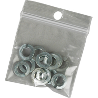 Sacs en poly, Refermable, 9" x 6", 4 mils Rock Safety Industrial Ltd