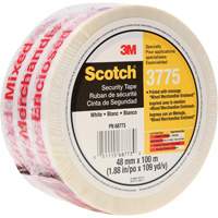 Scotch&reg; 3775 Box Sealing Tape with Message, Hot Melt Adhesive, 2 mils, 48 mm (1-22/25") x 100 m (328') Rock Safety Industrial Ltd