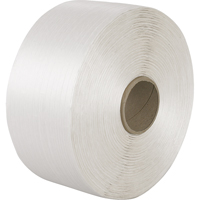 Feuillard en cordon li&eacute;, Cordon en polyester, 3/4" la x 2100' lo, Calibre Manuel Rock Safety Industrial Ltd