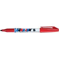 Dura-Ink&reg; Markers - #15, Fine, Red Rock Safety Industrial Ltd