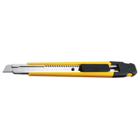 Precision Knife with Pocket Clip, 9 mm, Silver, Rubber Handle Rock Safety Industrial Ltd