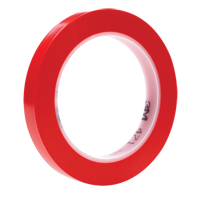 471 Vinyl Tape, 12 mm (1/2") W x 32.9 m (108') L, 5.3 mils, Red Rock Safety Industrial Ltd