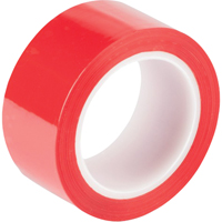 Ruban &agrave; coller rouge, 48 mm (1-22/25") x 66 m (216,5')  Rock Safety Industrial Ltd