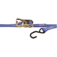 Heavy-Duty Utility Straps, S-Hook, 1" W x 15' L, 500 lbs. (230 kg) Working Load Limit Rock Safety Industrial Ltd