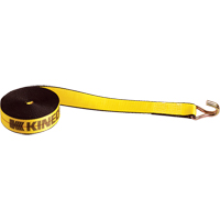 Winch Straps, Wire Hook, 2" W x 30' L, 1670 lbs. (751 kg) Working Load Limit Rock Safety Industrial Ltd