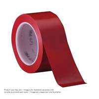 471 Vinyl Tape, 38 mm (1-1/2") W x 32.9 m (108') L, 5.3 mils, Red Rock Safety Industrial Ltd