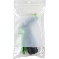 White Block Poly Bags, Reclosable, 8" x 5", 2 mils Rock Safety Industrial Ltd