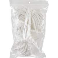 Sacs en poly, Refermable, 9" x 6", 4 mils Rock Safety Industrial Ltd