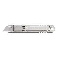 Self-Retracting Safety Knife, 14.5 mm, Stainless Steel, Stainless Steel Handle Rock Safety Industrial Ltd
