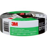 DT11 Heavy-Duty Duct Tape, 11 mils, Silver, 48 mm (2") x 55 m (180') Rock Safety Industrial Ltd