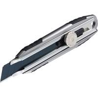 Knife with Ratchet Lock, 18 mm, Carbon Steel, Heavy-Duty, Aluminum Handle Rock Safety Industrial Ltd