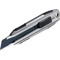 Knife with Auto-Lock, 18 mm, Carbon Steel, Heavy-Duty, Aluminum Handle Rock Safety Industrial Ltd