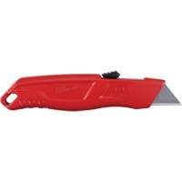 Self-Retracting Knife, 3/4", Steel, Metal Handle Rock Safety Industrial Ltd