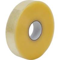 Box Sealing Tape, Hot Melt Adhesive, 1.6 mils, 50.8 mm (2") x 914.4 m (3000') Rock Safety Industrial Ltd
