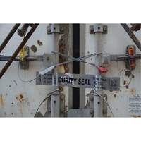 High Security Security Seal, 12", Metal, Cable Seal Rock Safety Industrial Ltd