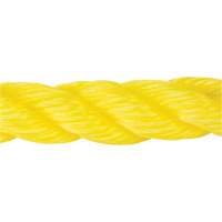 Corde jaune tress&eacute;e, Polypropyl&egrave;ne, 300' Rock Safety Industrial Ltd