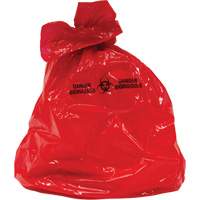 Waste Bags, Bio-Hazard, 50" L x 37" W, 2 mils Rock Safety Industrial Ltd