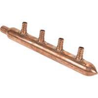 Four Branch Manifold, 3/4" Dia., Copper Rock Safety Industrial Ltd