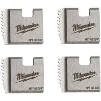 Matrices de tuyauterie portables NPT, Pour tuyau de 3/4", Acier rapide Rock Safety Industrial Ltd