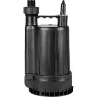 Pompe utilitaire en thermoplastique, 115 V, 2200 gal/h, 1/4 CV Rock Safety Industrial Ltd