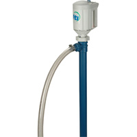 Trousse de pompe pour baril PFM-48 avec moteur M3V, Polypropyl&egrave;ne/PVDF/Acier inoxydable Rock Safety Industrial Ltd