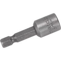 Nutsetter, 5/16" Tip, 1/4" Drive, 1-5/8" L, Magnetic Rock Safety Industrial Ltd