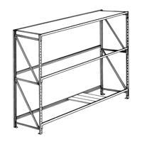 Pronto Bulk Storage Racks - 22-Ga. Shelf Panels, Galvanized Steel, 24" W x 6" D Rock Safety Industrial Ltd
