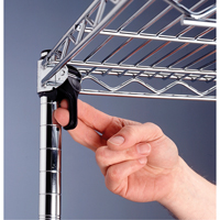 &eacute;tag&egrave;res super ajustables Super Erecta, Ensemble de Ajout, 4 Tablettes, 36" la x 62-9/16" h x 18" p Rock Safety Industrial Ltd