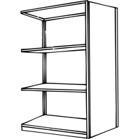 Interlok Shelving Unit, Steel, Boltless, 800 lbs. Capacity, 36" W x 76" H x 24" D Rock Safety Industrial Ltd
