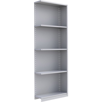 Interlok Shelving Unit, Steel, Boltless, 800 lbs. Capacity, 36" W x 100" H x 24" D Rock Safety Industrial Ltd