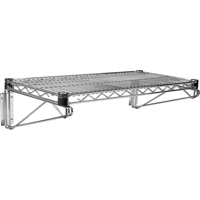 Ensemble d'&eacute;tag&egrave;re murale en treillis, Simple Support, 200 lb Capacit&eacute;, 14" p Rock Safety Industrial Ltd