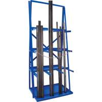 R&acirc;telier de rangement pour barre, Vertical, 3 Niveaux, 36" la x 24" p x 84" h, 3000 lb Cap. Rock Safety Industrial Ltd