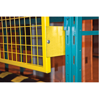 Grilles de protection arri&egrave;re pour palettier, 96" la x 48" h, Ferrures de 6" Rock Safety Industrial Ltd