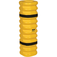 Protecteur de colonne, Ouverture int&eacute;rieure 4" x 6", 13" lo x 13" la x 42" h, Jaune Rock Safety Industrial Ltd