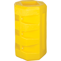 Protecteurs de colonne, Ouverture int&eacute;rieure 6-1/4" x 6-1/4", 23-1/2" lo x 23-1/2" la x 39-1/2" h, Jaune Rock Safety Industrial Ltd