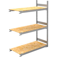 &eacute;tag&egrave;re-classeur de grande largeur, Acier, 3 Tablettes, 42" la x 18" p x 60" h, Ensemble Ajout Rock Safety Industrial Ltd