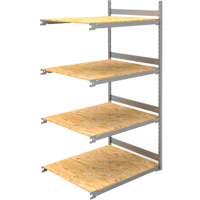&eacute;tag&egrave;re-classeur de grande largeur, Acier, 4 Tablettes, 42" la x 32" p x 84" h, Ensemble Ajout Rock Safety Industrial Ltd
