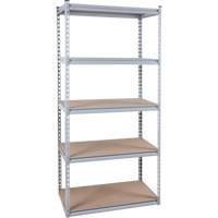 Heavy-Duty Shelving, Steel, Boltless, 1200 lbs. Capacity, 36" W x 72" H x 18" D Rock Safety Industrial Ltd