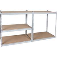 Heavy-Duty Shelving, Steel, Boltless, 1200 lbs. Capacity, 36" W x 72" H x 18" D Rock Safety Industrial Ltd