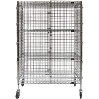 Security Cart, Chrome Plated, 48" x 69" x 24", 500 lbs. Capacity Rock Safety Industrial Ltd