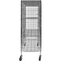 Security Cart, Chrome Plated, 48" x 69" x 24", 500 lbs. Capacity Rock Safety Industrial Ltd