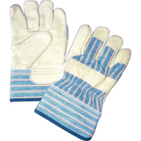 Lined Gloves, One Size, Grain Cowhide Palm, Cotton Fleece Inner Lining Rock Safety Industrial Ltd