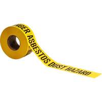 Barricade Tape, English, 3" W x 200' L, 3 mils, Black on Yellow Rock Safety Industrial Ltd